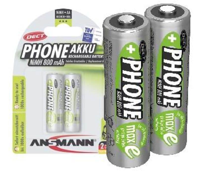 Ansmann AA telefoonbatterijen oplaadbaar